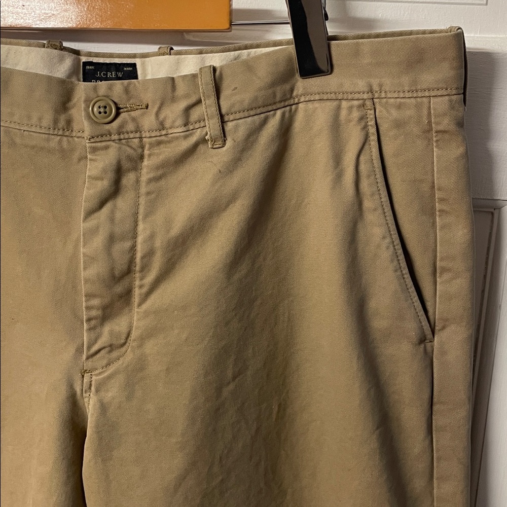 J. Crew broken in tan khaki casual work pants men’s size 36X34 - Picture 4 of 16